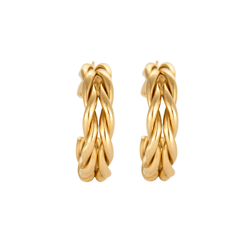 Boucles d'oreilles Boucles d'oreilles Laurier or jaune 58 Facettes LP1007/5