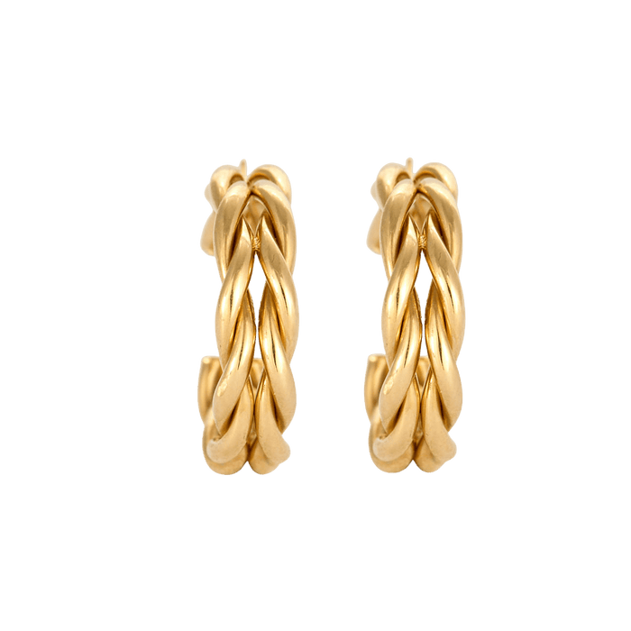 Boucles d'oreilles Boucles d'oreilles Laurier or jaune 58 Facettes LP1007/5