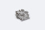 Broche Oro Bianco Spilla vintage en or blanc 18 ct et diamants 58 Facettes spl109