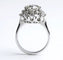 Bague Bague en or blanc 18 ct avec diamant 2 ct taille vieille Europe 58 Facettes 7617