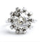 Bague Bague en or blanc 18 ct avec diamant 2 ct taille vieille Europe 58 Facettes 7617