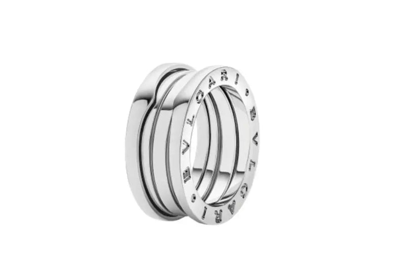 Bague 51 Bulgari B.zero1 - Bague trois bandes en or blanc 18 carats 58 Facettes 16268