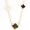 Collier VAN CLEEF & ARPELS - Magic Alhambra - Collier Sautoir, or jaune, onyx et nacre 58 Facettes