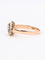 Bague 58 Bague marguerite en or rose 18k avec diamants taille rose 0,70 ct 58 Facettes 1090.4