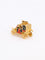 Pendentif Pendentif charm voiture ancienne en or jaune 18 carats, rubis synthétiques et émail 58 Facettes 1099.21