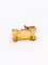 Pendentif Pendentif charm voiture ancienne en or jaune 18 carats, rubis synthétiques et émail 58 Facettes 1099.21