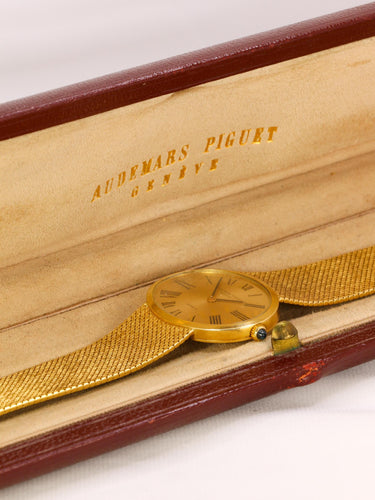 Montre Audemars Piguet x Gubelin - Montre vintage en or jaune 18 ct 58 Facettes 1102.10