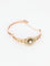 Bracelet Bracelet Napoléon III fleur mobile en or rose et diamants 58 Facettes 1085.3