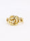 Bague 48 Bague nœud vintage en or jaune 14 carats 58 Facettes 1108.8