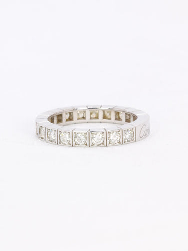 Bague 52 Cartier Lanière - Bague en or blanc 18 carats et diamants 58 Facettes 1109.2