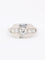 Bague 53 Bague Art déco à gradins en platine et diamants 58 Facettes 1125