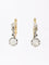 Boucles d'oreilles Dormeuses anciennes - Boucles d’oreilles en or jaune 18 carats et diamants 58 Facettes 1130.6
