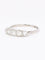 Bague 54 Bague jarretière Art déco en platine et diamants 58 Facettes 1163.7