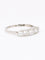Bague 54 Bague jarretière Art déco en platine et diamants 58 Facettes 1163.7