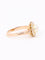 Bague 53 Bague marguerite ancienne en or rose 18 carats, perle et diamants 58 Facettes 1174.5