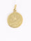 Pendentif Médaille ancienne - Vierge de profil en or jaune 18k 58 Facettes 1182.2
