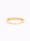 Bague 51 Alliance - Demi-alliance en or jaune 18 carats, diamants et tourmalines roses 58 Facettes 1186.2