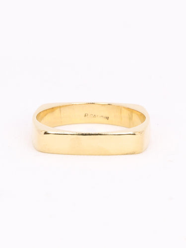 Bague 56 Dinh Van x Pierre Cardin - Bague carrée en or jaune 18k 58 Facettes 1176.2