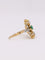 Bague 54 Bague Art Nouveau en or jaune 18k, émeraude et diamants 58 Facettes 1042.2