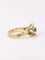 Bague 53 Bague carrée en or jaune et platine, saphirs et diamants 58 Facettes 963