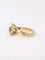 Bague 53 Bague carrée en or jaune et platine, saphirs et diamants 58 Facettes 963