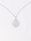 Collier Poiray - Collier cœur entrelacé en or blanc 18K et diamants 58 Facettes 1091.1
