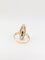 Bague 53.5 Bague marquise ancienne en or jaune 14k et diamants salt & pepper 58 Facettes 318