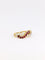 Bague 52 Bague vintage torsadée en or jaune 18 carats, diamants et rubis 58 Facettes 825