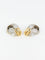 Boucles d'oreilles OJ PERRIN - Boucles d’oreilles godronnées en or jaune 18k et argent 58 Facettes 416
