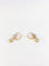 Boucles d'oreilles Dormeuses anciennes en or 18 carats, platine et diamants taille rose 58 Facettes 744