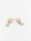 Boucles d'oreilles Dormeuses anciennes en or 18 carats, platine et diamants taille rose 58 Facettes 744