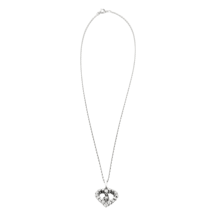 Collier Collier or blanc diamants 58 Facettes LP963/13