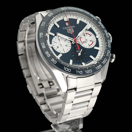 Montre TAG Heuer Carrera Calibre 02 - Montre automatique en acier 44 mm 58 Facettes TAG/CAR/008