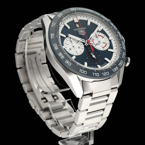 Montre TAG Heuer Carrera Calibre 02 - Montre automatique en acier 44 mm 58 Facettes TAG/CAR/008