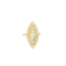 Bague 48 Marquise en or jaune et diamants 58 Facettes 29588