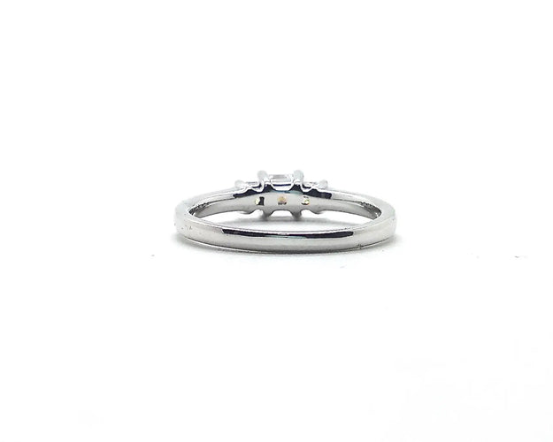 Bague Bague trilogy - Diamants taille princesse en or blanc 18 kt 0,54 ct 58 Facettes 5501