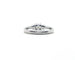 Bague Bague trilogy - Diamants taille princesse en or blanc 18 kt 0,54 ct 58 Facettes 5501