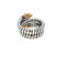 Bague 55 Bulgari Serpenti Tubogas - Bague en acier, or rose 18k et diamants 58 Facettes