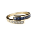 Bague 54 Bague Saphirs Diamants 58 Facettes