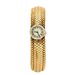 Bracelet CARTIER – VINTAGE – Bracelet montre de dame en or jaune et or blanc 58 Facettes