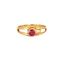 Bague 53 Bague saphir rose 58 Facettes LP579
