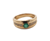 Bague 59 Bague émeraude et or jaune 58 Facettes