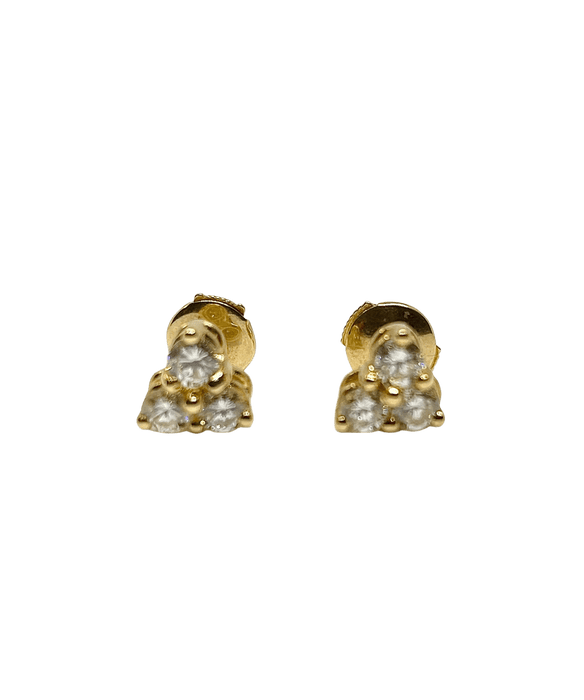 Boucles d'oreilles Boucles d’oreilles or jaune diamants 58 Facettes