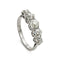 Bague Bague cinq pierres en or blanc 18 ct et diamants 1,85 ct 58 Facettes VI-0004
