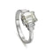 Bague Bague de fiançailles - Diamant taille émeraude 1,40 ct en platine 58 Facettes VI-0017