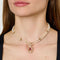 Collier Van Cleef & Arpels - Collier à perles de culture avec rubis et diamants 58 Facettes 22741