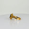 Bague Bague vintage en or jaune 18k avec citrine ovale 58 Facettes 2601019