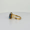 Bague Bague vintage en or jaune 18 carats avec topaze bleue 58 Facettes 2601013
