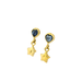 Earrings Etoiles earrings in yellow gold and sapphires 58 Facettes 28991