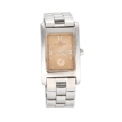 Montre BAUME & MERCIER - Montre Hampton classique en acier et cuivre 58 Facettes DV7450-1